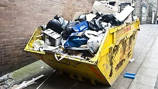 waste removal walsall, west midlands small skip hire 